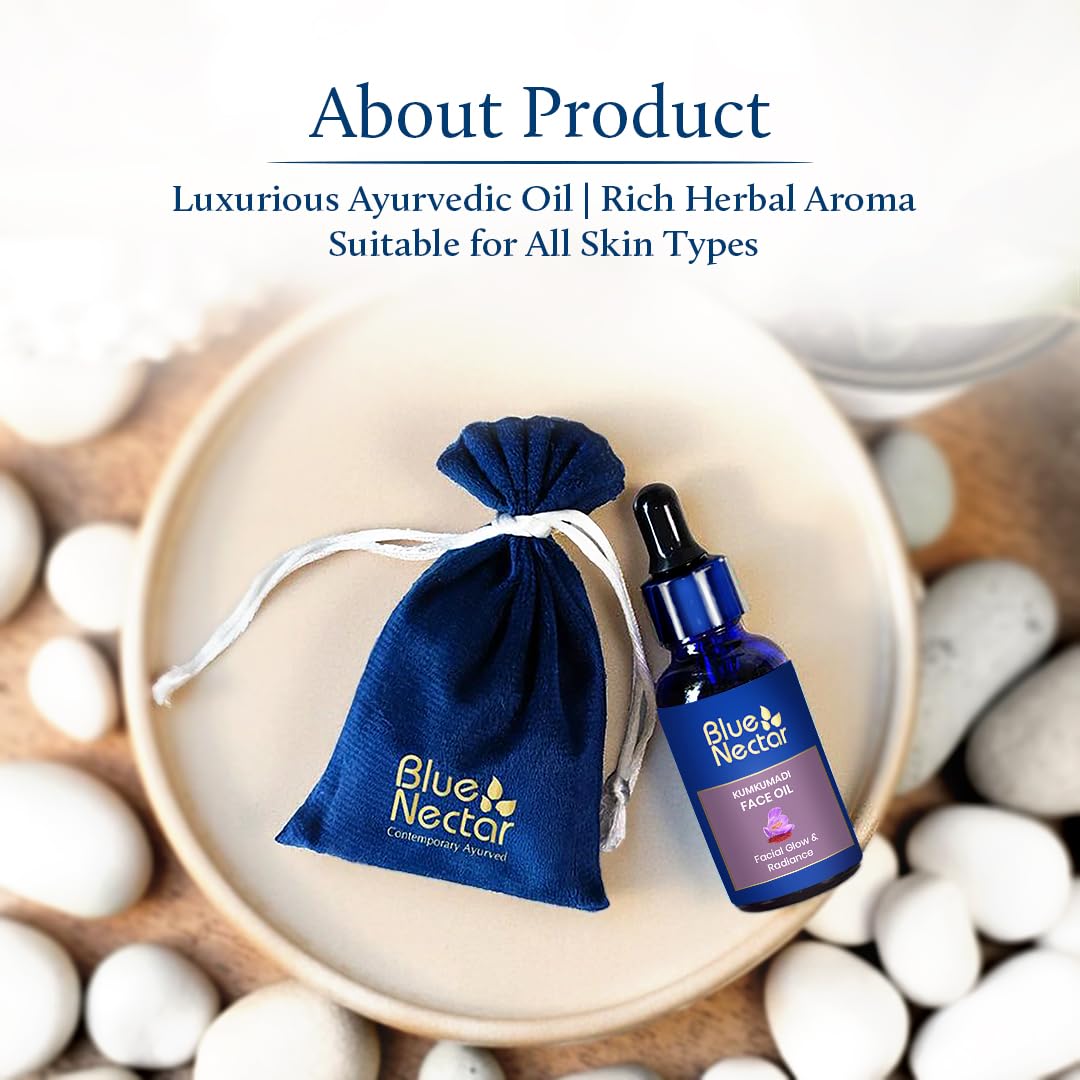 blue nectar kumkumadi oil for face