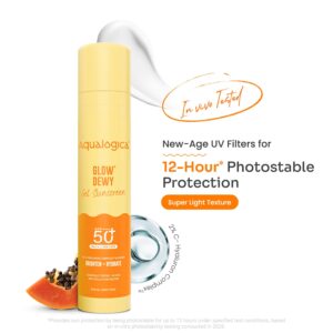 aqualogica glow+ dewy gel sunscreen 50 g